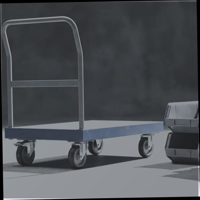 Shopping trolley & basket stand