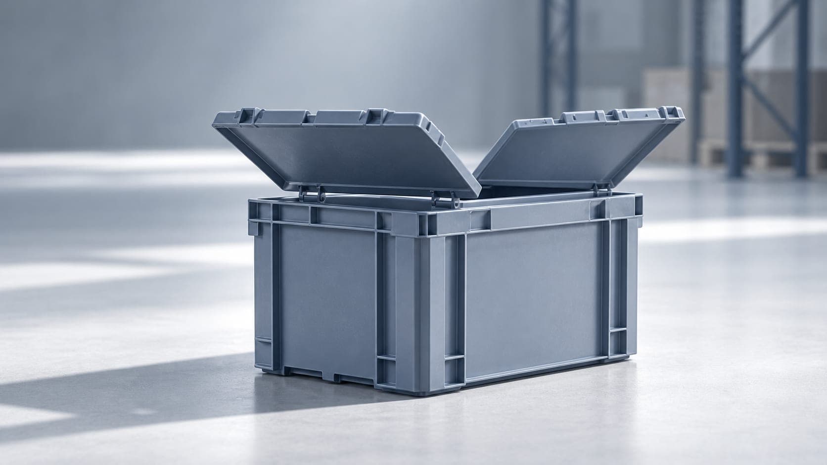 Attached-lid container