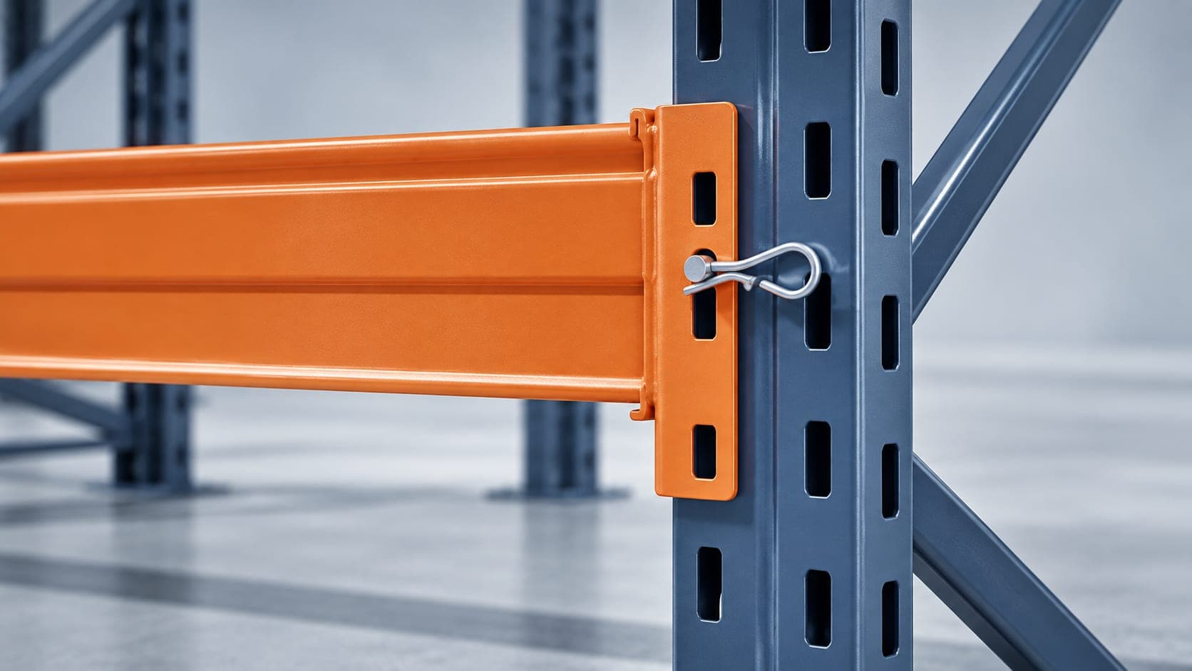 Beam safety lock & pin