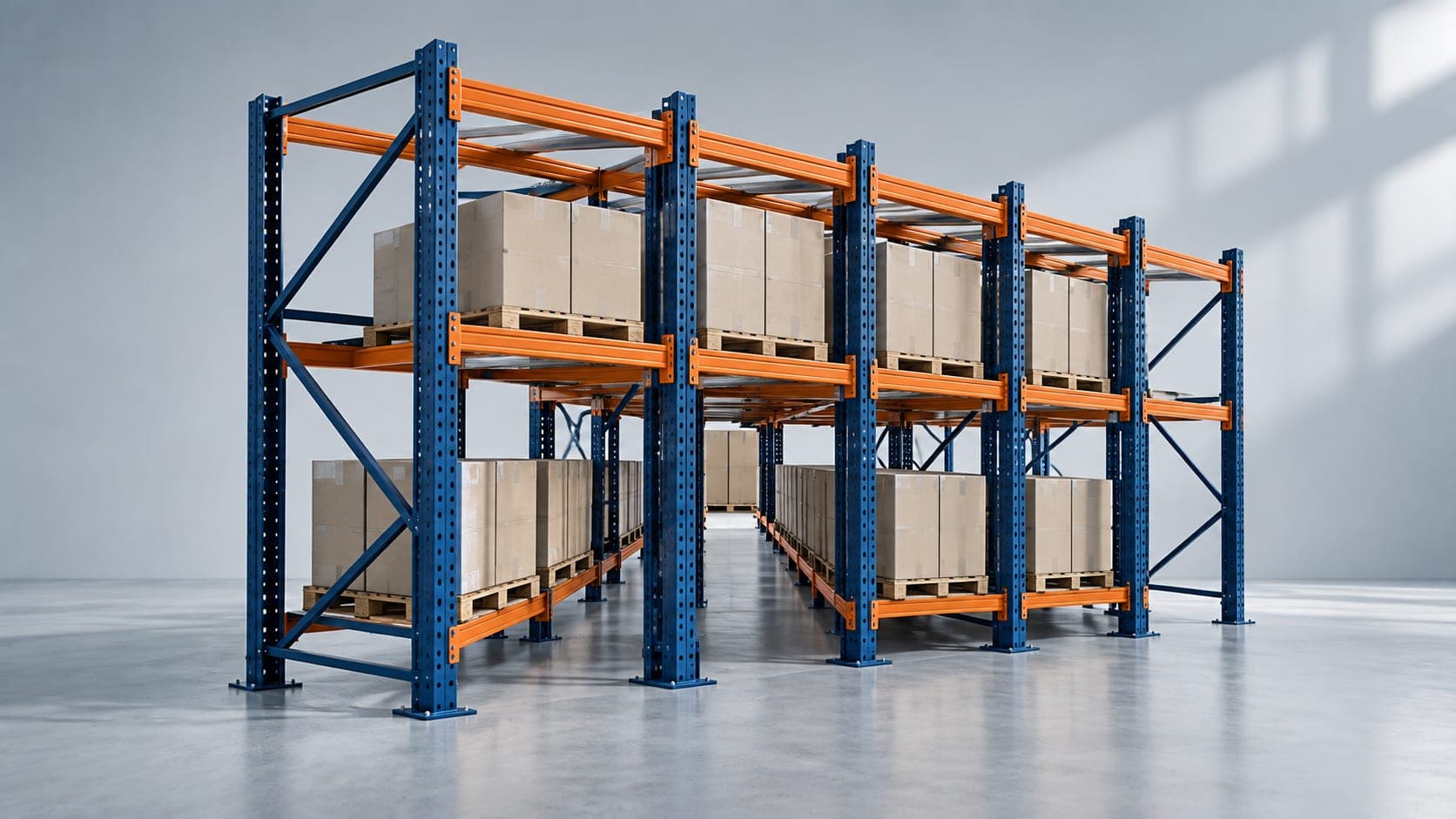 Drive-through racking