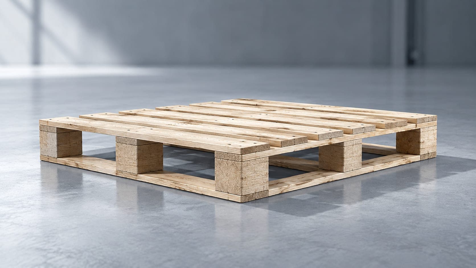 Four-way entry pallet