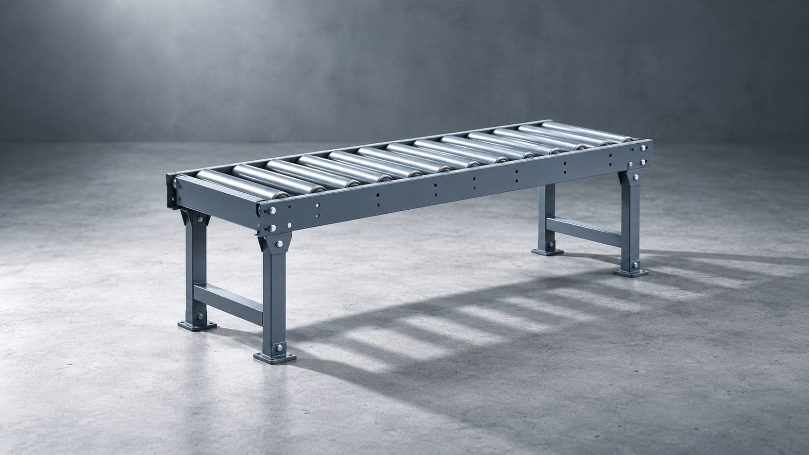 Gravity roller conveyor