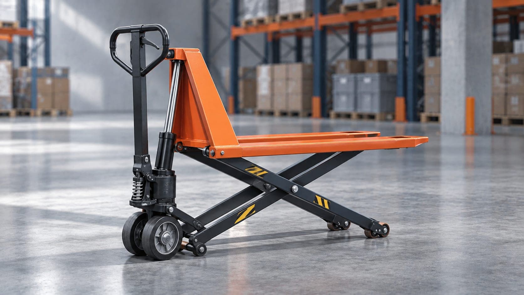 High-lift pallet truck