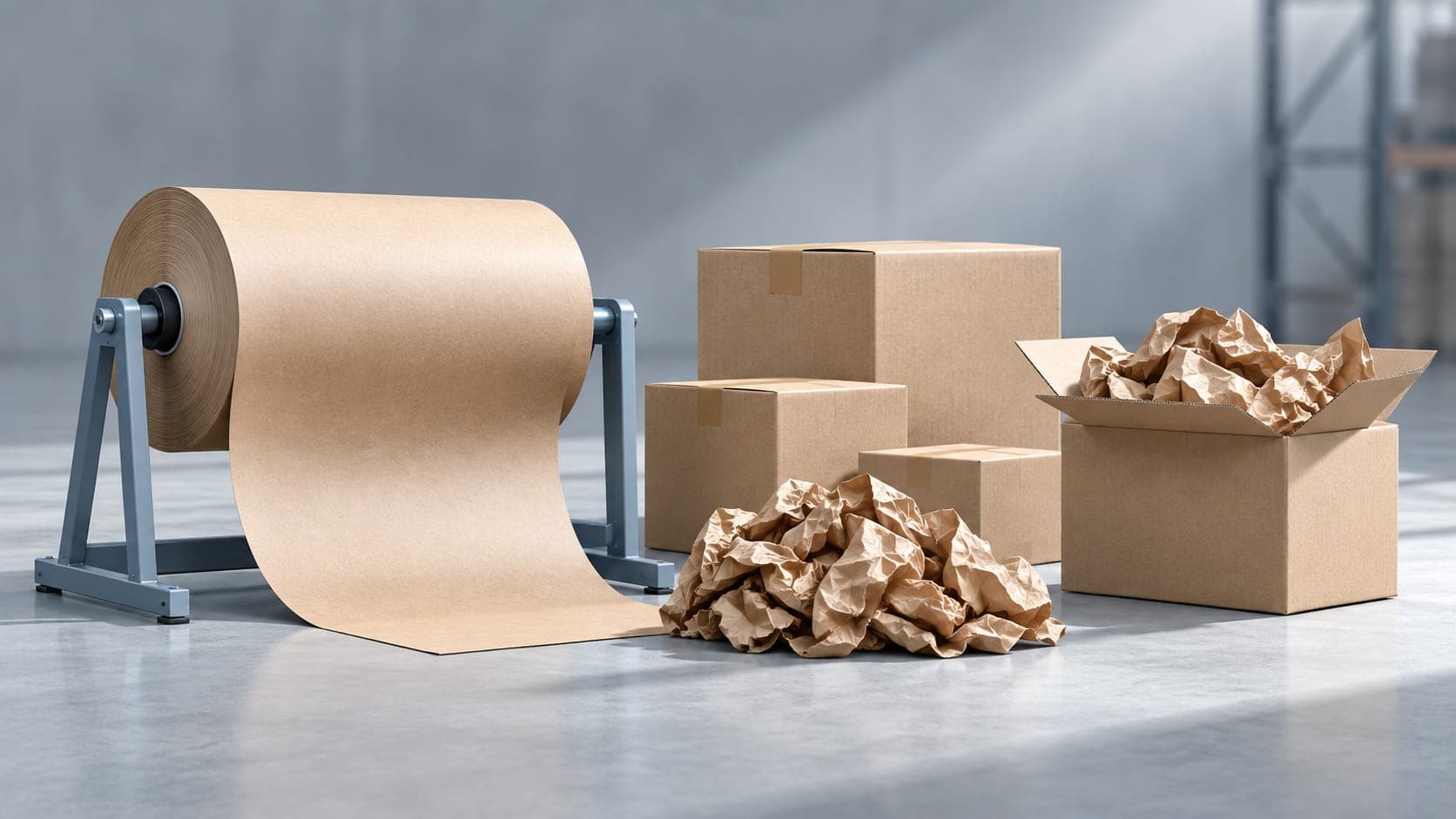 Kraft paper & void fill