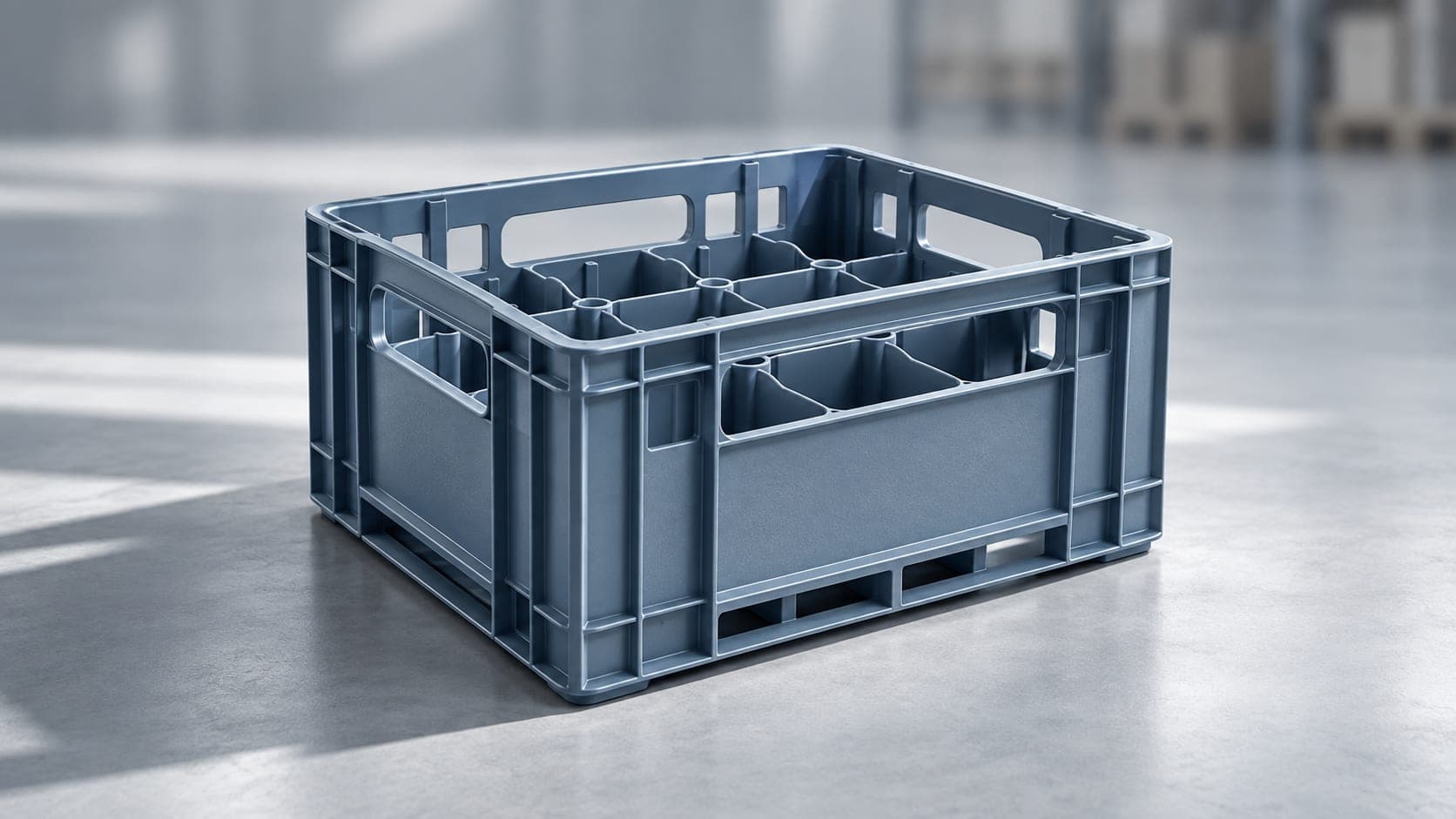 Milk and dairy crate