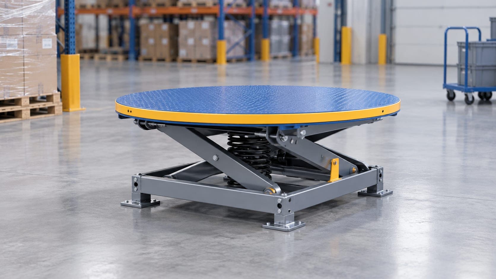Pallet positioner & turntable