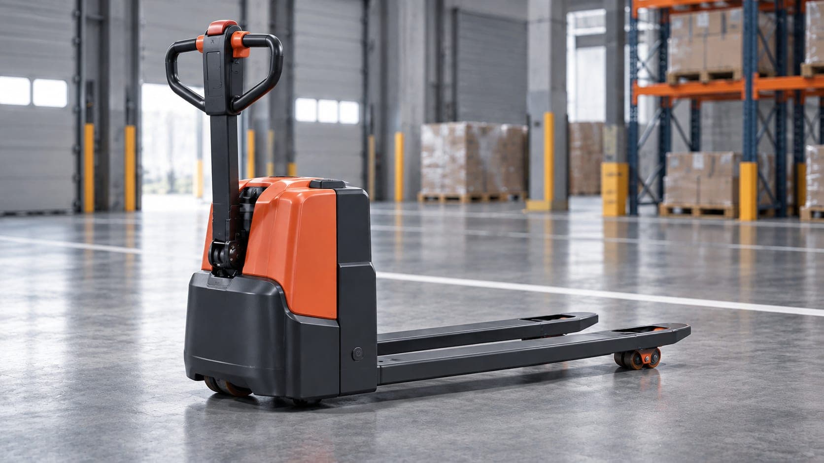 Powered pallet truck