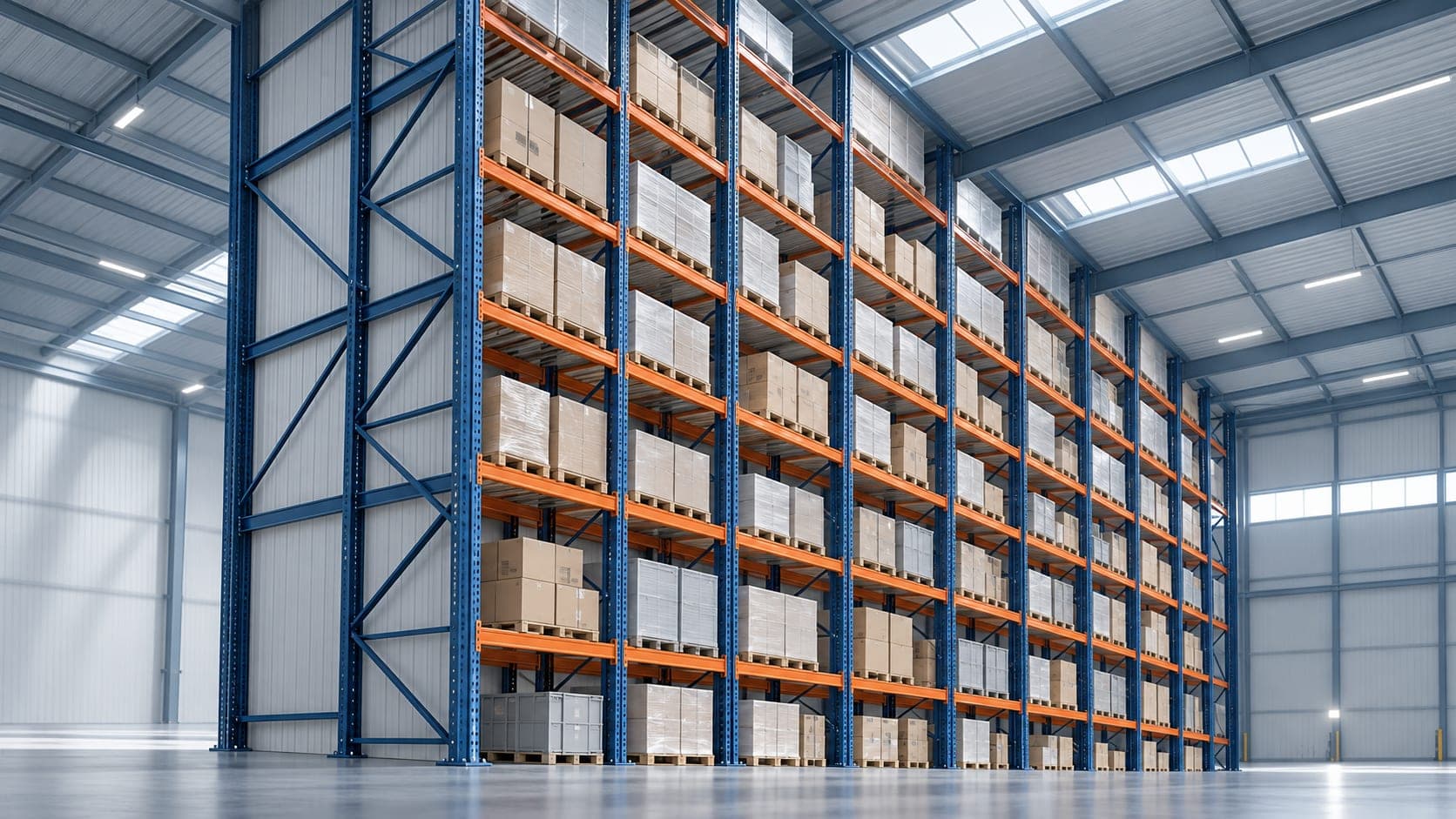 Rack-clad / self-supporting racking