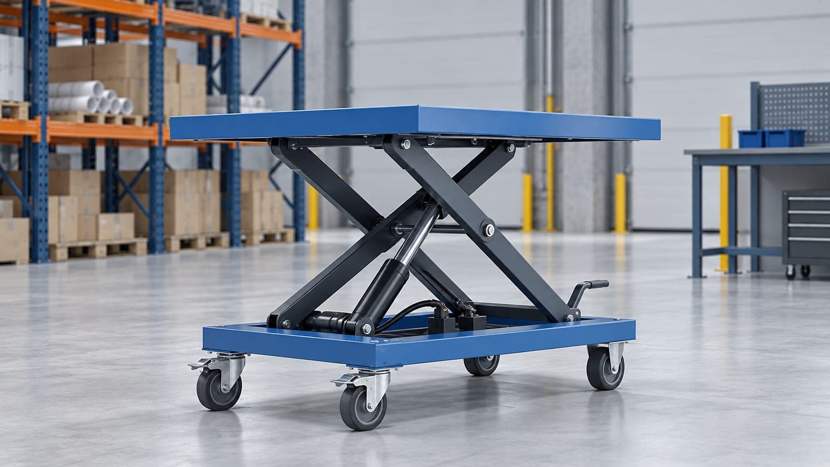 Scissor lift table