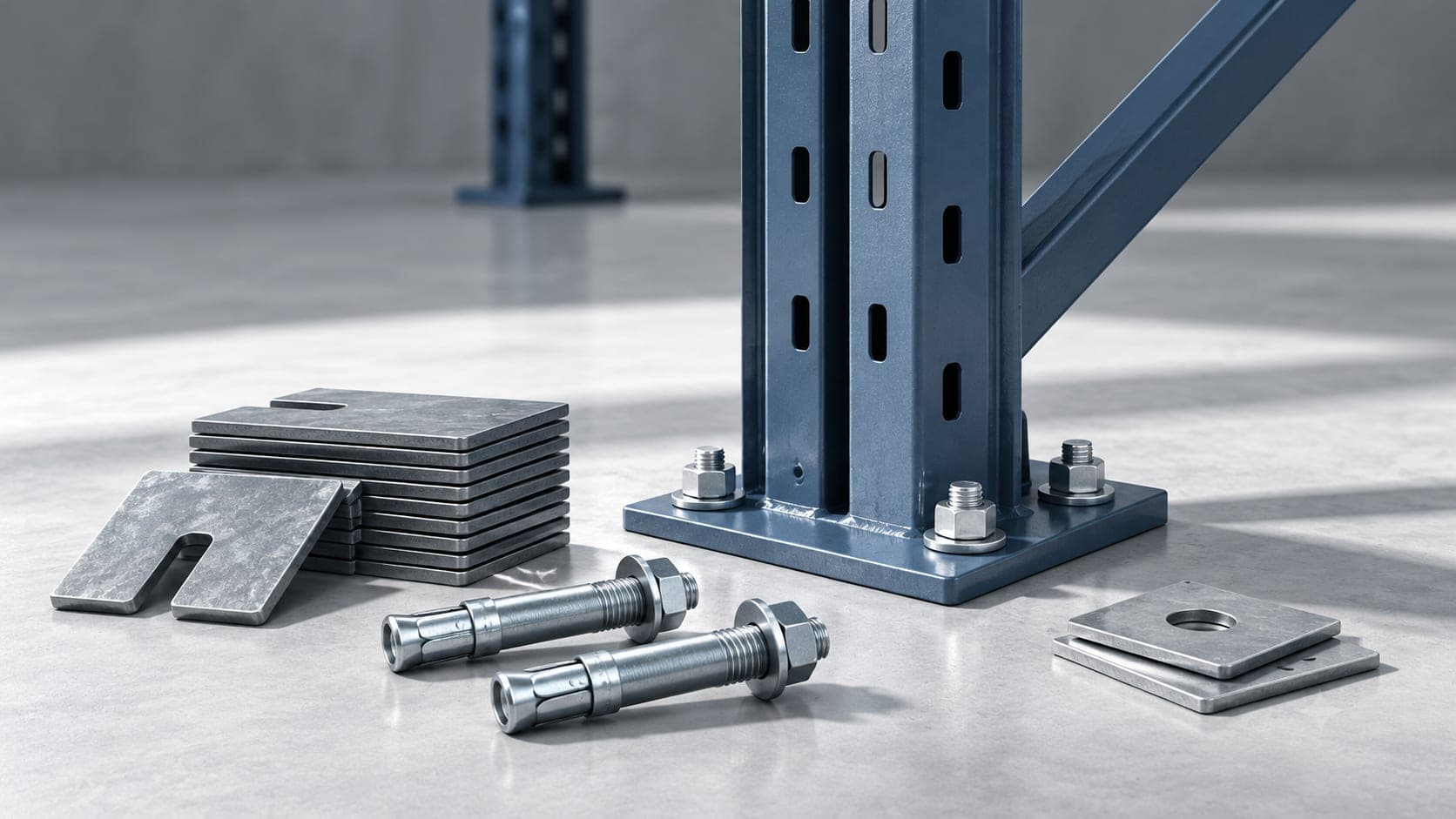 Shims, footplates & anchors