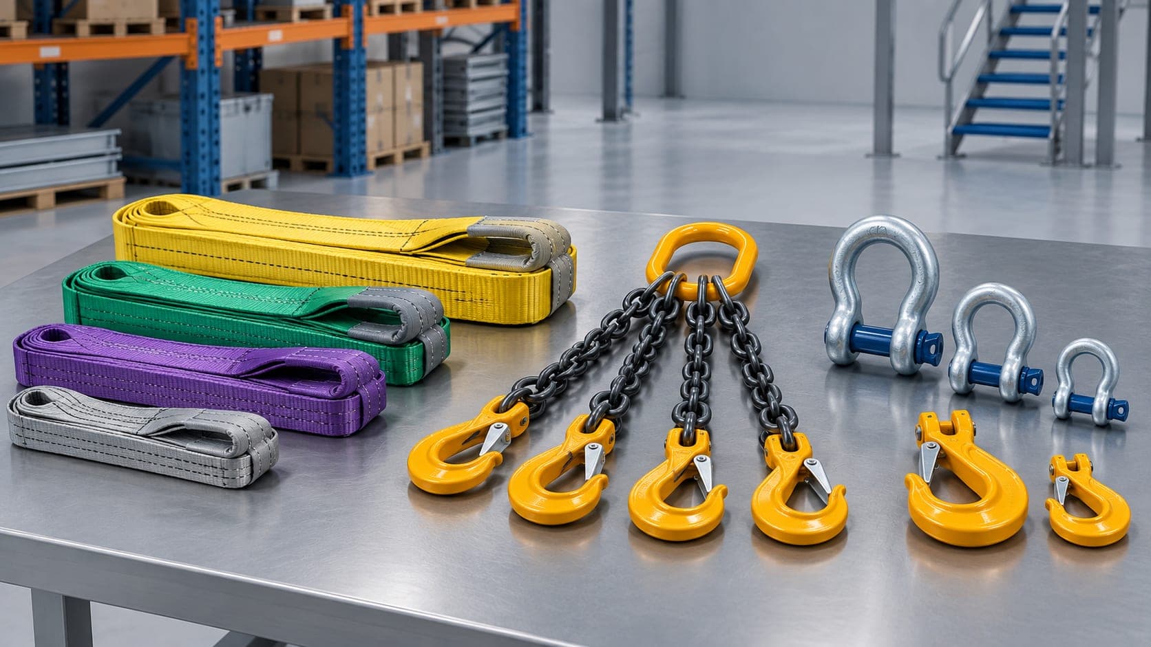 Slings, shackles & lifting tackle