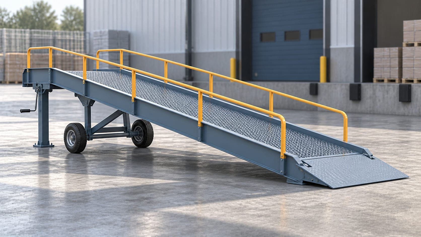 Yard ramp / mobile dock ramp
